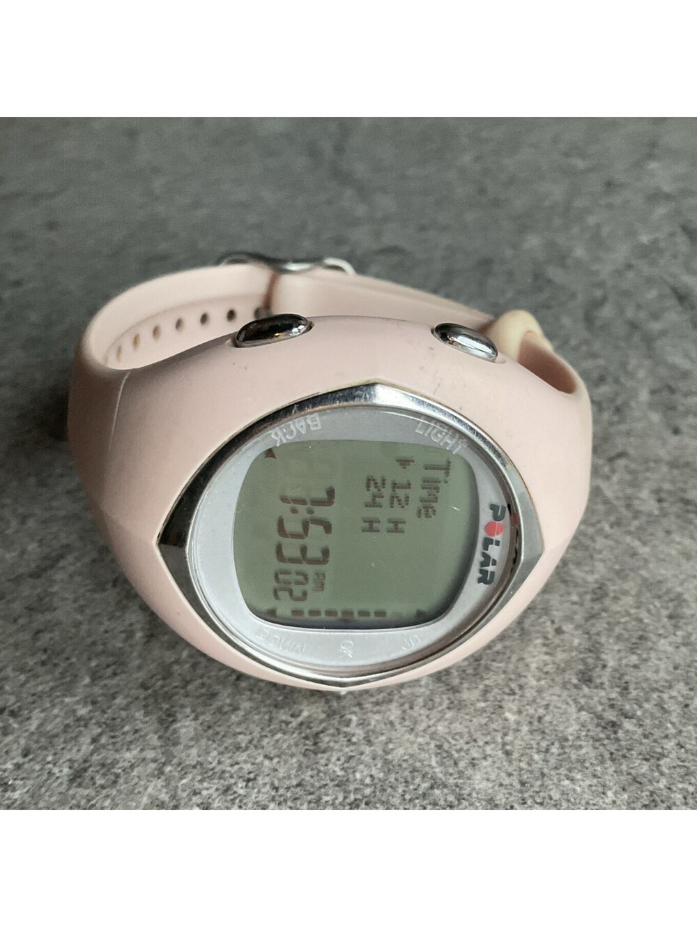 Polar F6 Digital Fitness Watch Women  Case Pink Band New Battery Watch Only B-G
